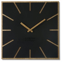 Nástenné hodiny Eko Exact z119-1matd-dx, 60 cm čierna